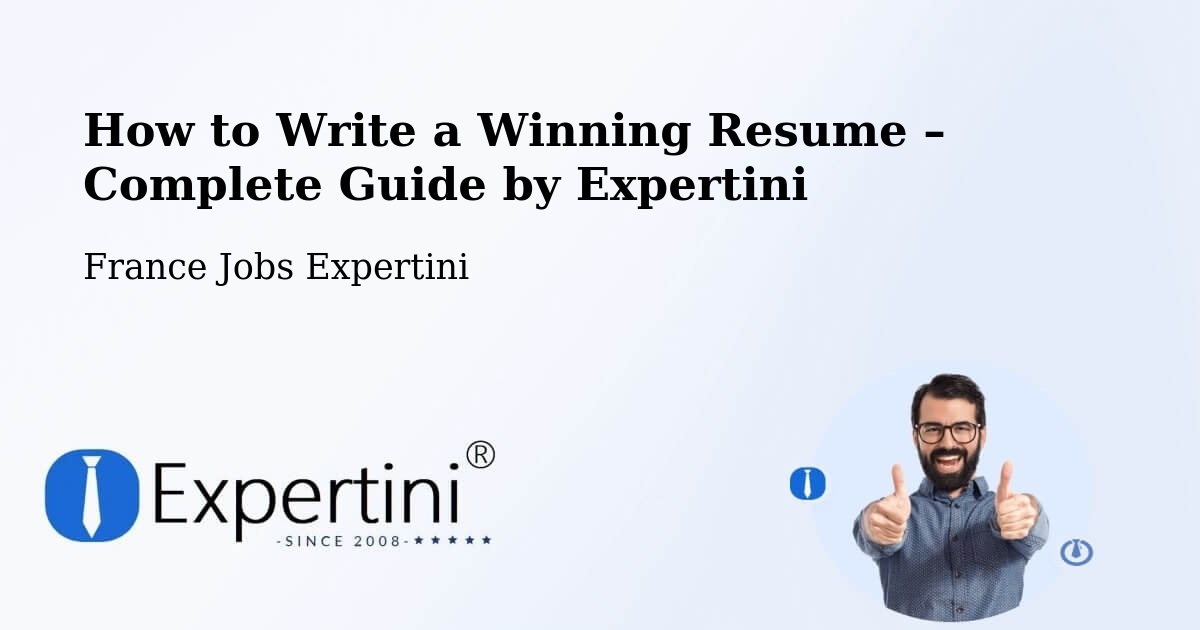 Resume Writing Guide for Job Seekers – Gray - Gray, France Jobs Expertini